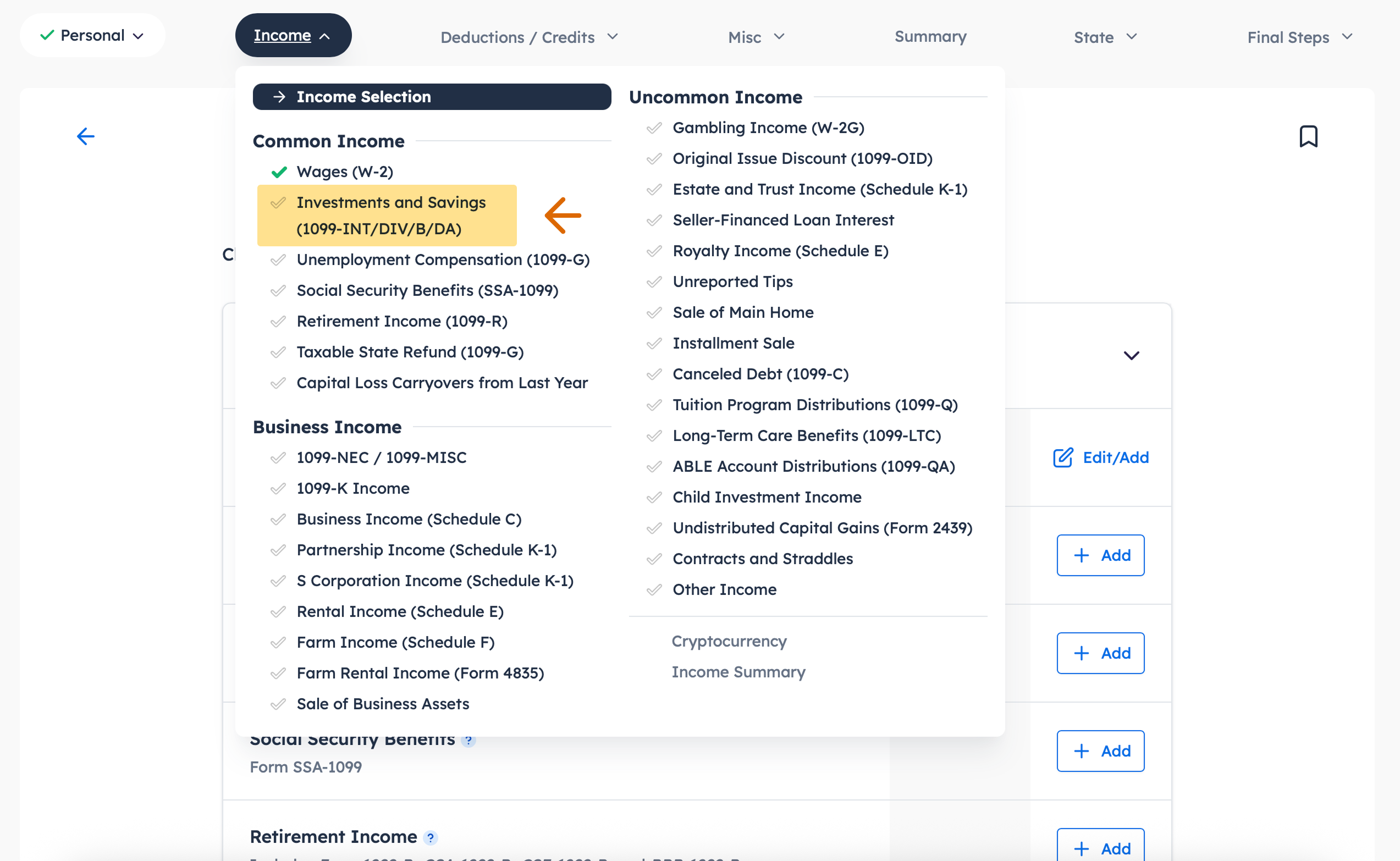 Crypto Tax Software - Report Investments on Your Taxes | FreeTaxUSA®